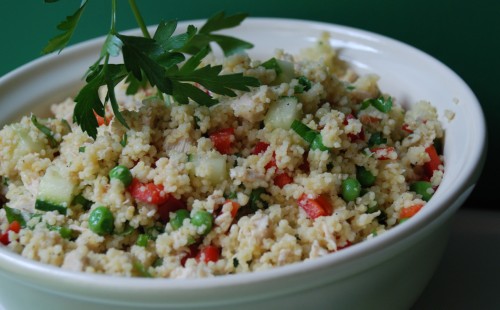 couscous veg chik salad